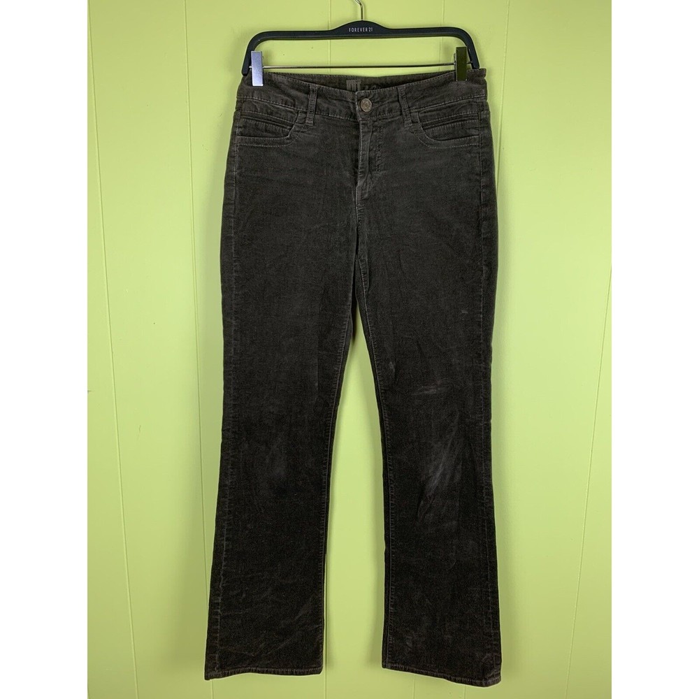 Kut From The Kloth Pants Women's 6 Brown Corduroy Stretch Boot Cut